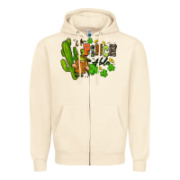 Sandshell un pinch able St. Patrick's Zipper Hoodie - FaDigitalArtStudio