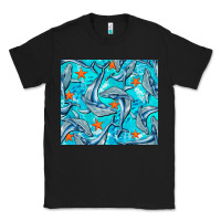 Black humpback whale Classic Tee - BarkalooDesign