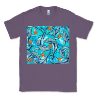 Lavender humpback whale Classic Tee - BarkalooDesign