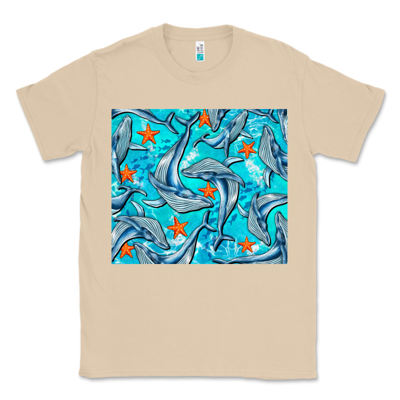 Humpback Whale Classic Tee by BarkalooDesign | Teevron