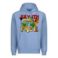 Colony Blue July 4th didn't set me free Premium Hoodie - FaDigitalArtStudio