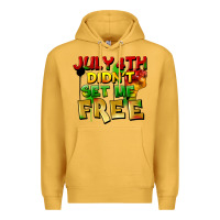 Mustard July 4th didn't set me free Premium Hoodie - FaDigitalArtStudio