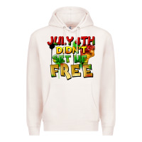 Pale Pink July 4th didn't set me free Premium Hoodie - FaDigitalArtStudio