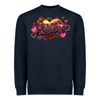 Navy I don't smoke but he's got a lighter Heavyweight Sweatshirt - HowdyJamesFarm