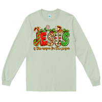 Matcha jesus is the reason for the season Long Sleeve Tee - texasbilliewilder