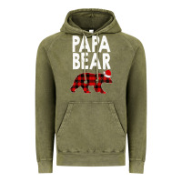 Papa Bear Vintage Hoodie | Teevron