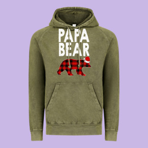 Papa Bear Vintage Hoodie Designed By Bettercallsaul