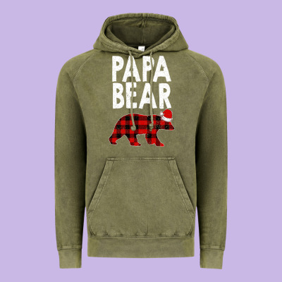 Papa Bear Vintage Hoodie Designed By Bettercallsaul