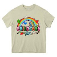 Mossy childcare life Heavy Core Tee - MaliasSmallBusiness