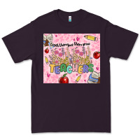 Plum teachers teach them love them grow Premium Tee - MaliasSmallBusiness