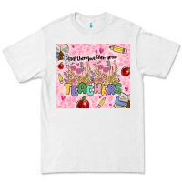 White teachers teach them love them grow Premium Tee - MaliasSmallBusiness