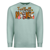 Seafoam football NONNiE Premium Sweatshirt - CowhideDigitalArt