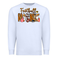 White football NONNiE Premium Sweatshirt - CowhideDigitalArt