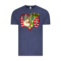 Love Christmas Santa Vintage Tee | Teevron