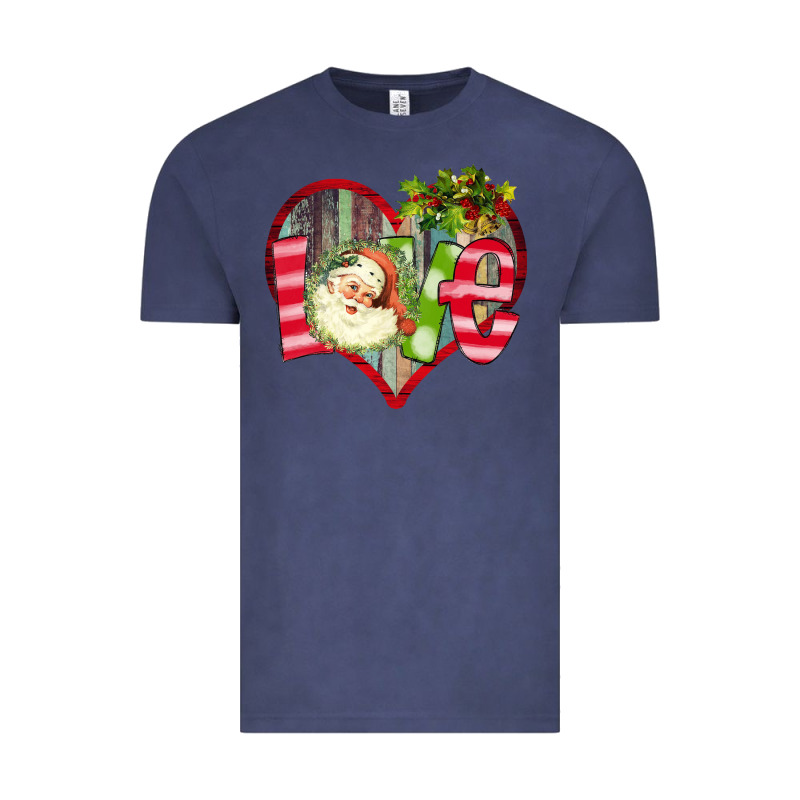Love Christmas Santa Vintage Tee by Bettercallsaul | Teevron