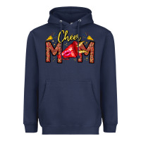 Navy cheer mom Heavyweight Hoodie - CowhideDigitalArt