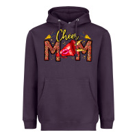 Plum cheer mom Heavyweight Hoodie - CowhideDigitalArt