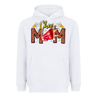 White cheer mom Heavyweight Hoodie - CowhideDigitalArt