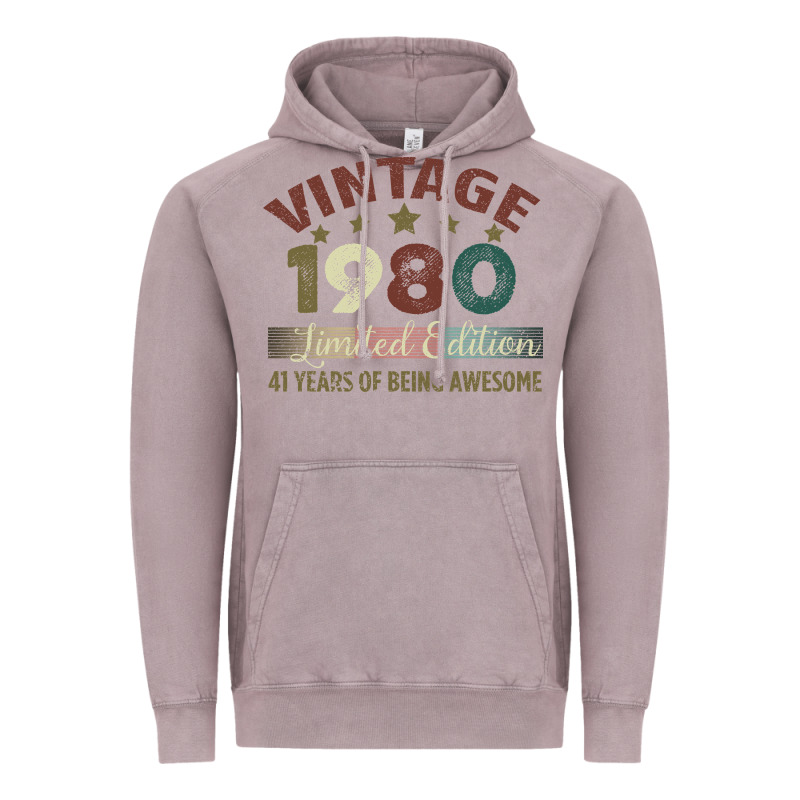 Vintage 1980 Limited Edition 41 Years Of Being Awesome Vintage Hoodie by Bettercallsaul | Teevron