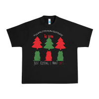 Black All Want For Christmas is You Just Kidding I Want Cats Urban Heavy Tee - Bettercallsaul