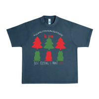 Midnight Navy All Want For Christmas is You Just Kidding I Want Cats Urban Heavy Tee - Bettercallsaul