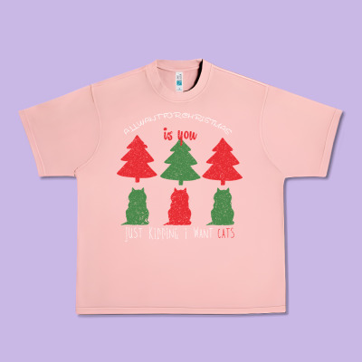 All Want For Christmas Is You Just Kidding I Want Cats Urban Heavy Tee Designed By Bettercallsaul
