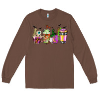 Chestnut Halloween coffee cups Long Sleeve Tee - NancyCooperArtShop
