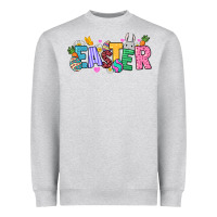 Heather Grey Western Easter day Heavyweight Sweatshirt - HowdyJamesFarm