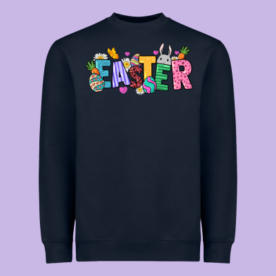 Western Easter Day Heavyweight Sweatshirt Designed By Howdyjamesfarm