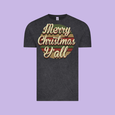 Merry Christmas Y'all Vintage Tee Designed By Bettercallsaul