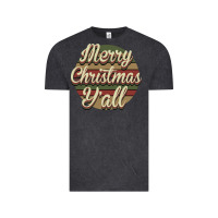 Vintage Black Merry Christmas Y'all Vintage Tee - Bettercallsaul
