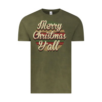 Vintage Olive Merry Christmas Y'all Vintage Tee - Bettercallsaul