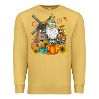 Antique Gold Happy Fall Premium Sweatshirt - CowhideDigitalArt