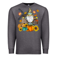Charcoal Heather Happy Fall Premium Sweatshirt - CowhideDigitalArt