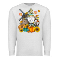 Oatmeal Heather Happy Fall Premium Sweatshirt - CowhideDigitalArt