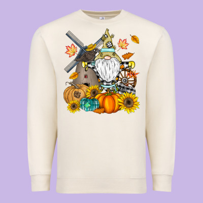 Happy Fall Premium Sweatshirt Designed By Cowhidedigitalart