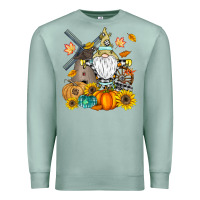 Seafoam Happy Fall Premium Sweatshirt - CowhideDigitalArt