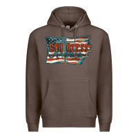 Coffee God Bless America Premium Hoodie - FaDigitalArtStudio