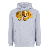 Heather Grey Pumpkin Heavyweight Hoodie - LillyAllenDesigns