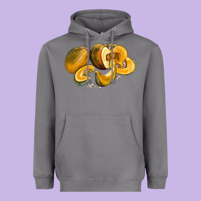 Pumpkin Heavyweight Hoodie Designed By Lillyallendesigns