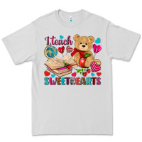 Dove Grey i teach sweethearts Premium Tee - NancyCooperArtShop