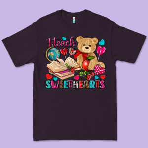 I Teach Sweethearts Premium Tee Designed By Nancycooperartshop