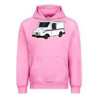 Fuchsia Pink mail truck Urban Hoodie - Artiststas