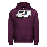 Mauve Wine mail truck Urban Hoodie - Artiststas