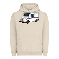 Pigment French Oak mail truck Urban Hoodie - Artiststas