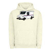 Pigment Pistachio mail truck Urban Hoodie - Artiststas