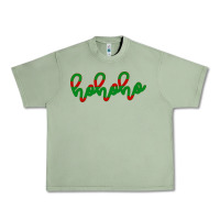 Oil Green Christmas Ho Ho Ho Urban Heavy Tee - Bettercallsaul