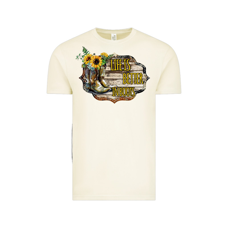 Life Is Better In Boots Vintage Tee by Bettercallsaul | Teevron