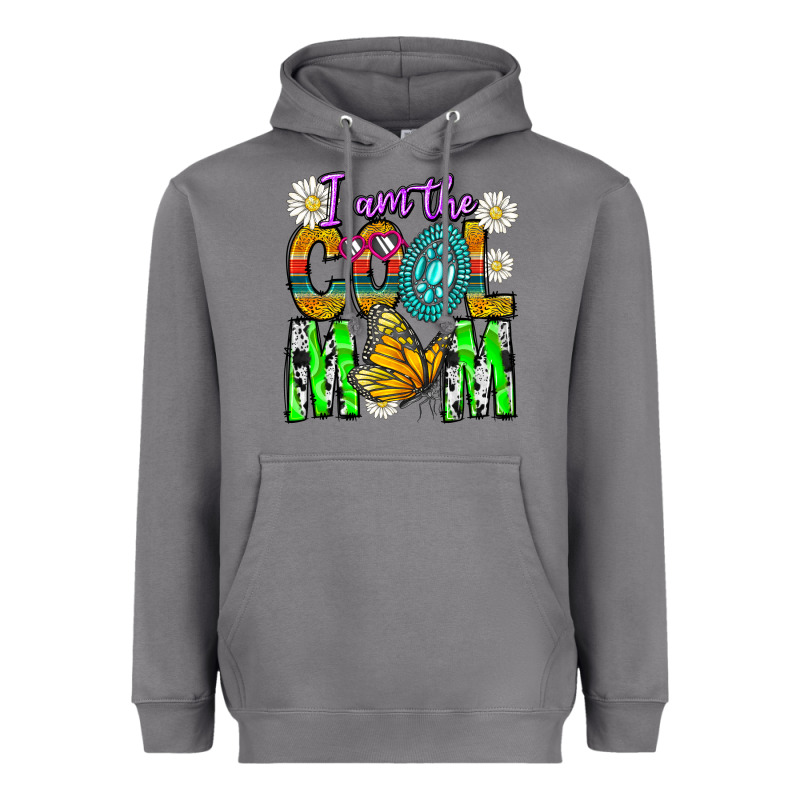 I'm The Cool Mom Heavyweight Hoodie by CowhideDigitalArt | Teevron