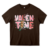 Chocolate Brown valentine Heavy Core Tee - MaliasSmallBusiness